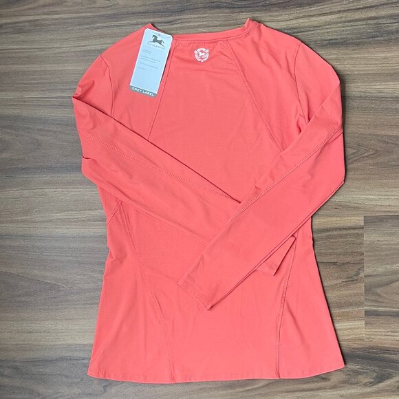 RJ Classic Women's Coral Long Sleeve Sunshirt for Riding - Picture 2 of 3